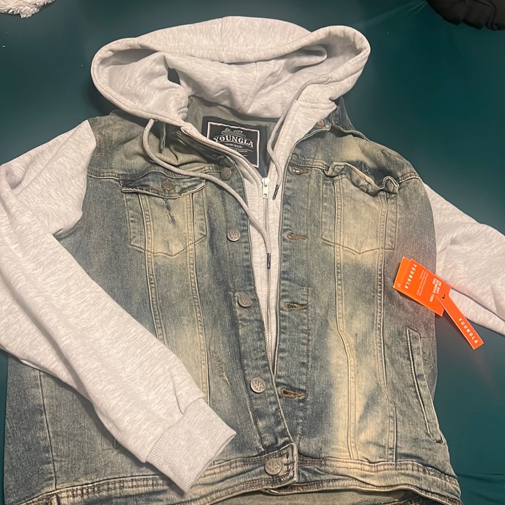 YoungLA 519 Jean Jacket Hoodie